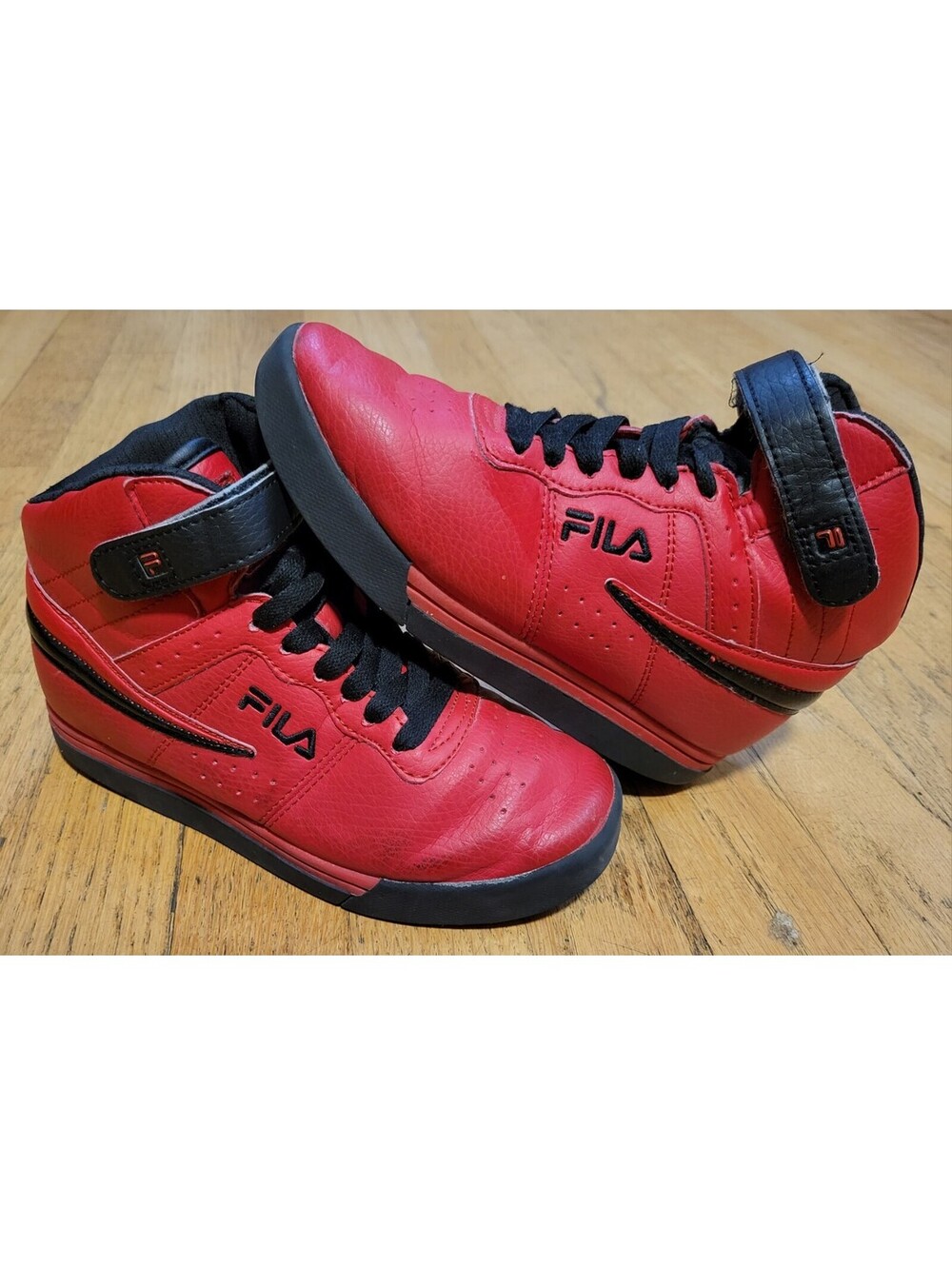 Fila Boy's Vulc 13 3SC60527-601 Red Casual Shoes Sneakers Size 1